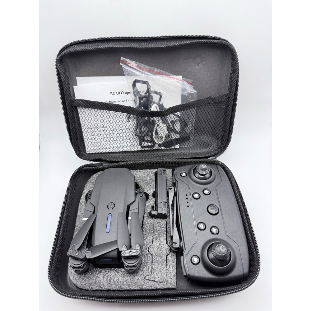 MOCVOO Mini Drone RC UFO Foldable Quadcopter with Remote and Carrying Case Black
